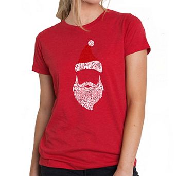 Santa Claus - Women's Premium Blend Word Art T-shirt