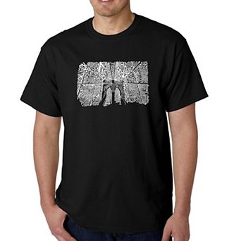 Brooklyn Bridge - Men's Word Art T-shirt