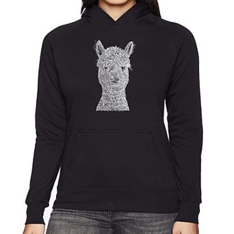 Alpaca - Women's Word Art Hooded Sweatshirt
