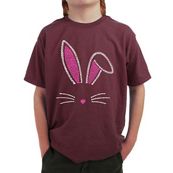 Bunny Ears - Boy's Word Art T-shirt