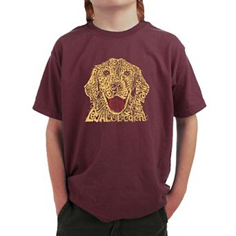 Dog - Boy's Word Art T-shirt