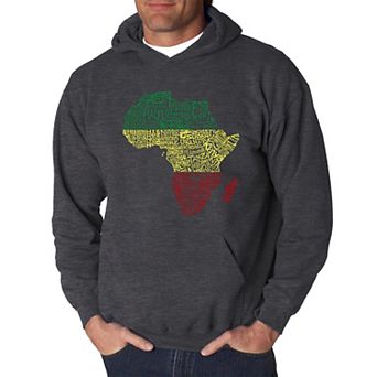 Countries in Africa - Men's Word Art Hooded Sweatshirt