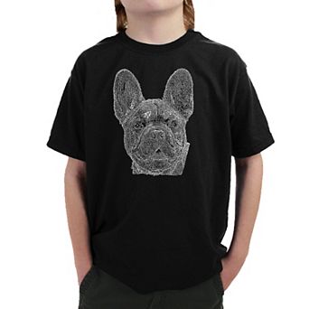 French Bulldog - Boy's Word Art T-shirt