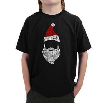 Santa Claus - Boy's Word Art T-shirt