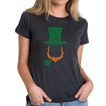 Leprechaun - Women's Premium Blend Word Art T-shirt