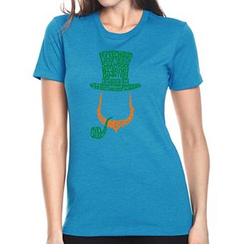 Leprechaun - Women's Premium Blend Word Art T-shirt