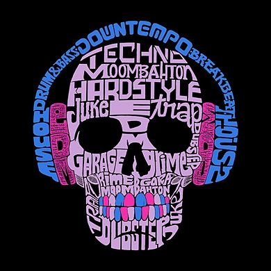 Styles of EDM Music - Women's Word Art Hooded Sweatshirt
