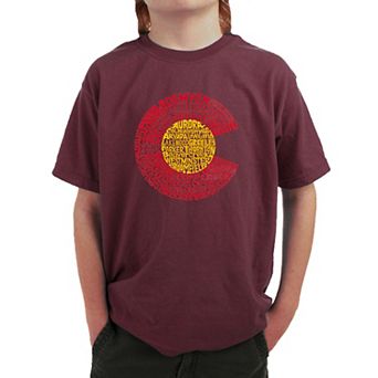Colorado - Boy's Word Art T-shirt