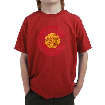 Colorado - Boy's Word Art T-shirt