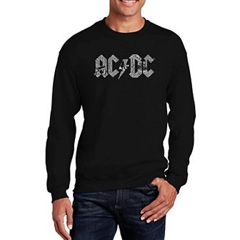 ACDC - Men's Word Art Crewneck Sweatshirt