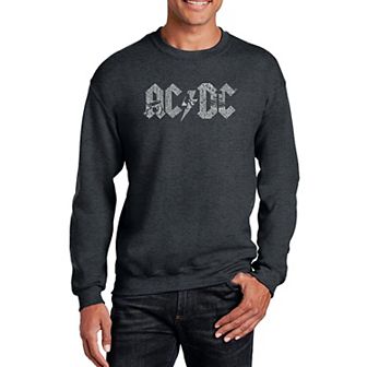 ACDC - Men's Word Art Crewneck Sweatshirt