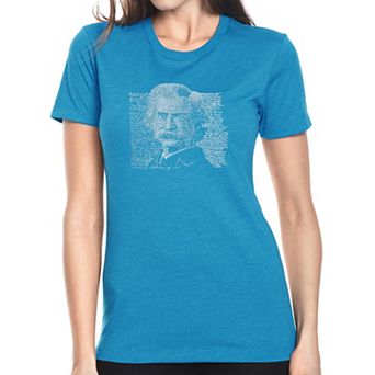 Mark Twain - Women's Premium Blend Word Art T-shirt