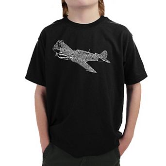 P40 - Boy's Word Art T-shirt