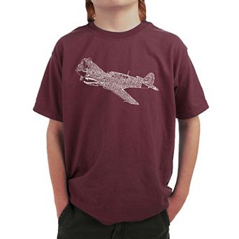 P40 - Boy's Word Art T-shirt