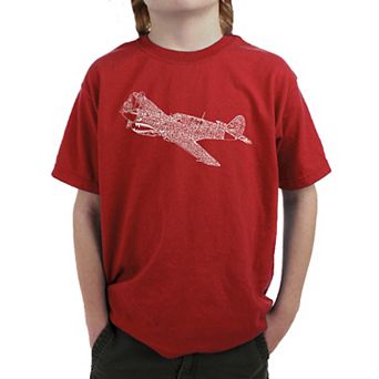 P40 - Boy's Word Art T-shirt