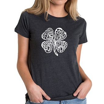 Feeling Lucky - Women's Premium Blend Word Art T-shirt