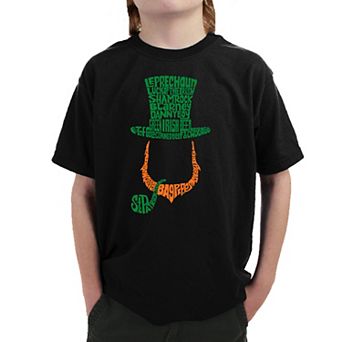 Leprechaun - Boy's Word Art T-shirt