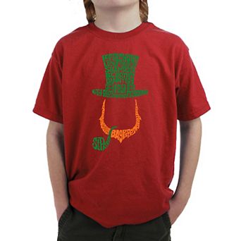 Leprechaun - Boy's Word Art T-shirt