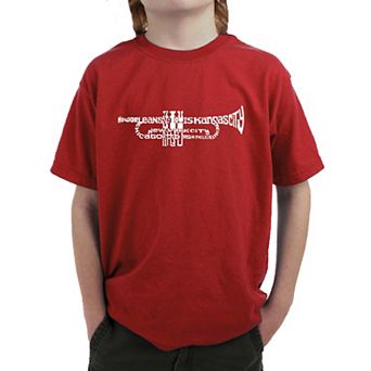 Trumpet - Boy's Word Art T-shirt