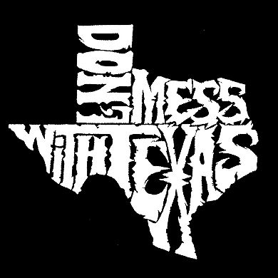 Dont Mess With Texas - Boy's Word Art T-Shirt