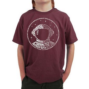 I Need My Space Astronaut - Boy's Word Art T-shirt