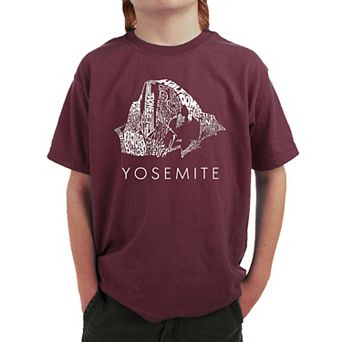 Yosemite - Boy's Word Art T-shirt