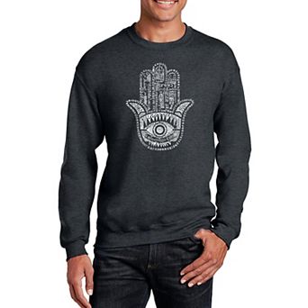 Hamsa - Mens Word Art Crewneck Sweatshirt