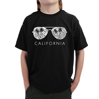 California Shades - Boy's Word Art T-shirt