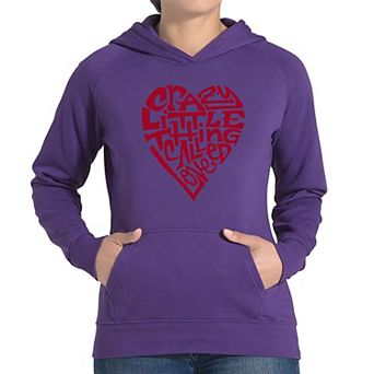 Crazy Little Thing Called Love - Women's Word Art Hooded Sweatshirt