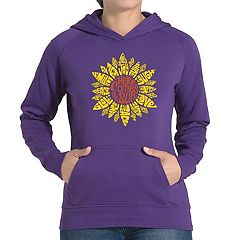 Womens Purple Plus Hoodies & Sweatshirts Tops, Clothing