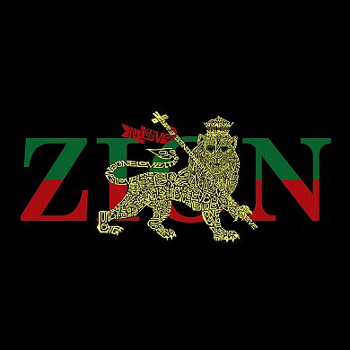 Zion - One Love - Women's Word Art Hooded Sweatshirt