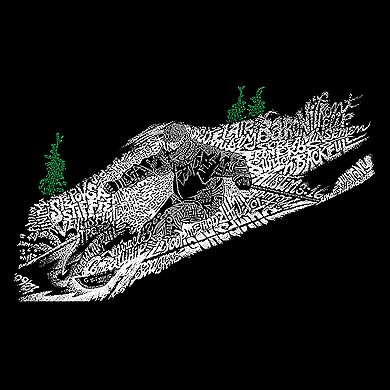 Ski - Boy's Word Art T-shirt