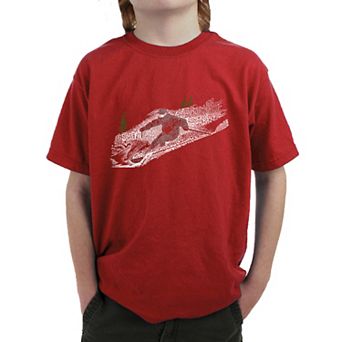 Ski - Boy's Word Art T-shirt