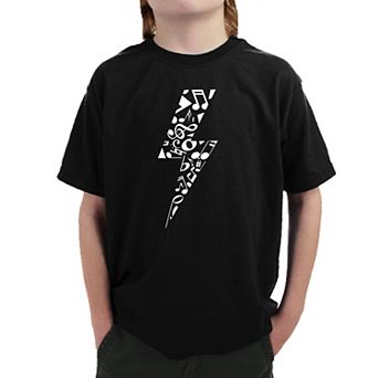 Lightning Bolt - Boy's Word Art T-shirt
