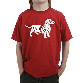 Dachshund - Boy's Word Art T-shirt