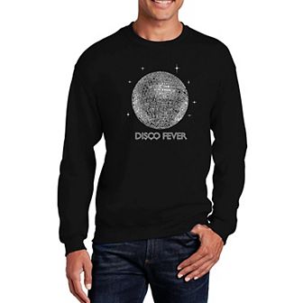 Disco Ball - Mens Word Art Crewneck Sweatshirt