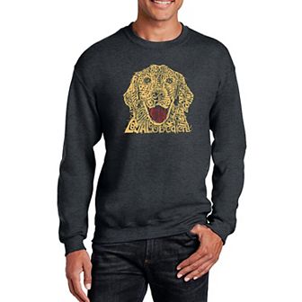Dog - Men's Word Art Crewneck Sweatshirt