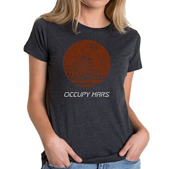 Occupy Mars - Women's Premium Blend Word Art T-shirt