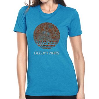 Occupy Mars - Women's Premium Blend Word Art T-shirt