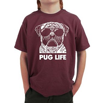 Pug Life - Boy's Word Art T-shirt