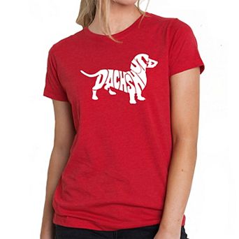 Dachshund - Women's Premium Blend Word Art T-shirt