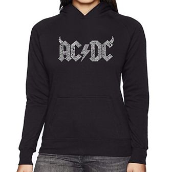 ACDC - Women's Word Art Hooded Sweatshirt