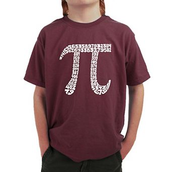 The First 100 Digits Of Pi - Boy's Word Art T-Shirt