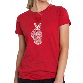 K-Pop - Women's Premium Blend Word Art T-shirt