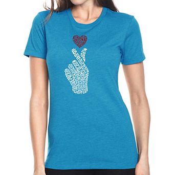 K-Pop - Women's Premium Blend Word Art T-shirt