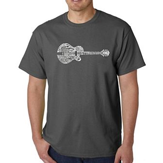 Country Guitar - Men's Word Art T-shirt