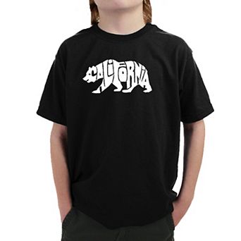 California Bear - Boy's Word Art T-shirt