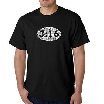 John 3:16 - Men's Word Art T-shirt