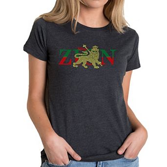Zion - One Love - Women's Premium Blend Word Art T-shirt