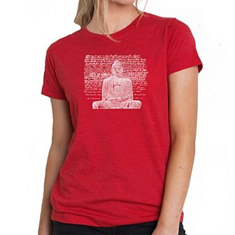 Zen Buddha - Women's Premium Blend Word Art T-shirt